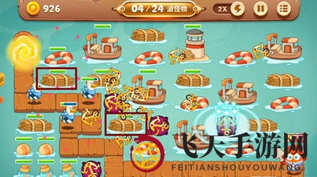 《保卫萝卜3》码头第18关通关攻略