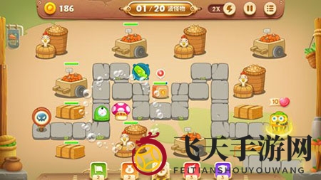 《保卫萝卜3》集市第32关通关攻略