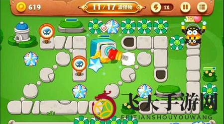 《保卫萝卜3》公园第37关通关攻略