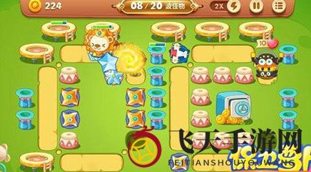 《保卫萝卜3》游乐场第8关通关攻略