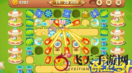 《保卫萝卜3》游乐场第38关通关攻略