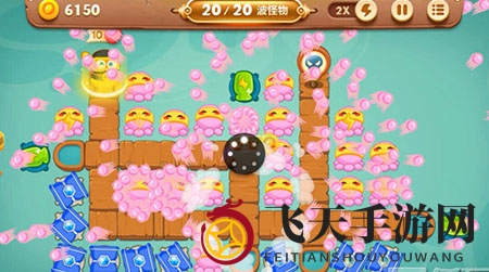 《保卫萝卜3》码头第56关通关攻略