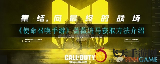 《使命召唤手游》蔷薇斑马皮肤活动攻略，轻松赢取方法大揭秘！