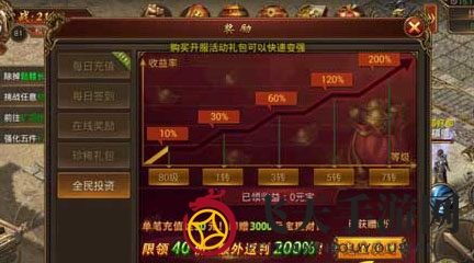 《传奇霸业》奖励系统详解