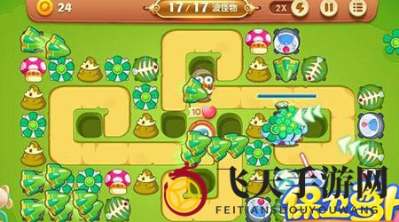 《保卫萝卜3》游乐场第60关通关攻略