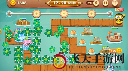 《保卫萝卜3》码头第52关通关攻略