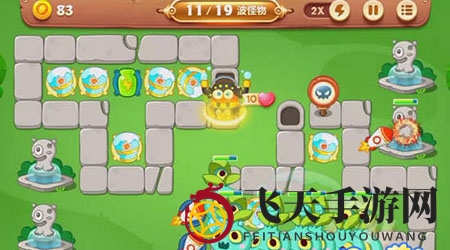 《保卫萝卜3》公园第56关胜利攻略