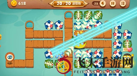 《保卫萝卜3》码头第58关通关攻略