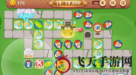 《保卫萝卜3》公园第56关胜利攻略