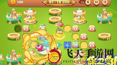 《保卫萝卜3》游乐场第51关通关攻略