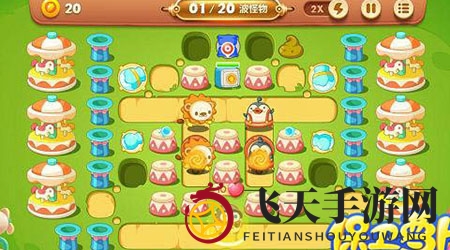 《保卫萝卜3》游乐场第38关通关攻略