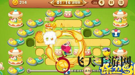 《保卫萝卜3》游乐场第44关通关攻略