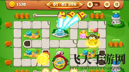 《保卫萝卜3》公园第35关通关攻略