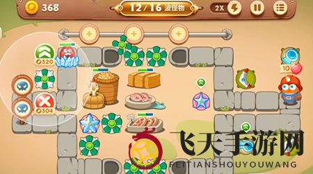 《保卫萝卜3》集市第51关通关攻略