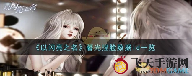 《以闪亮之名》暮光捏脸数据id解析