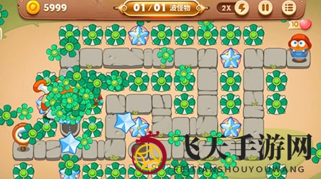 《保卫萝卜3》市场第25关通关攻略