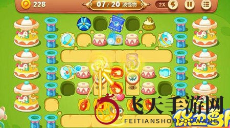 《保卫萝卜3》游乐场第38关通关攻略