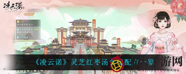 《凌云诺》灵芝红枣汤食谱配方一览