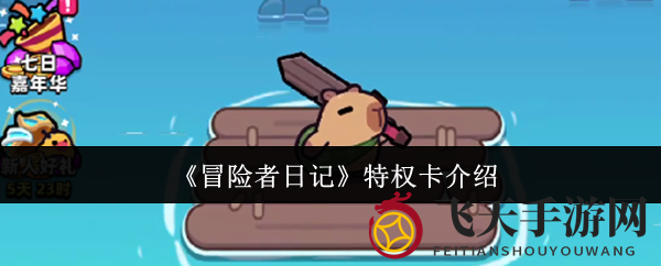 《冒险者日记》特权卡揭秘：四大档次畅享尊贵体验，助力玩家征服游戏巅峰