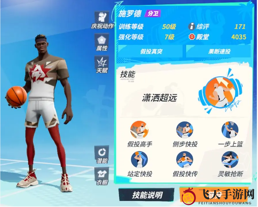 《全明星街球派对》施罗德技能解析图