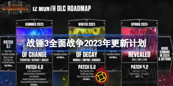 《全面战争：战锤3》2023年升级路线图揭晓，三大版本大升级，新种族英雄等你探索