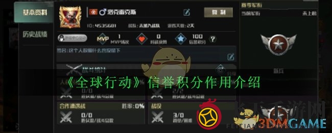 《全球行动》信誉积分揭秘：揭秘关键指标，轻松查看与提升攻略