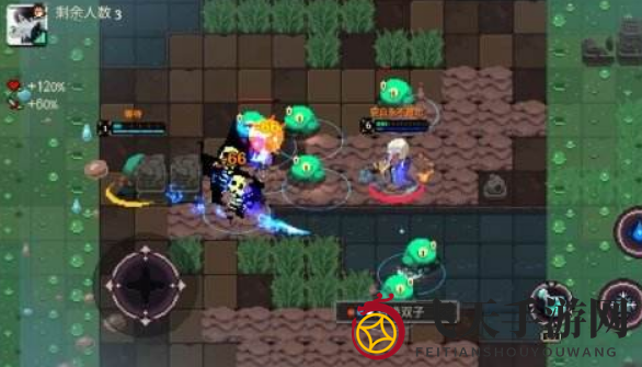 《元素地牢》术士战力飙升：隐身术配合水攻，蓝量充沛，乱斗场无敌手