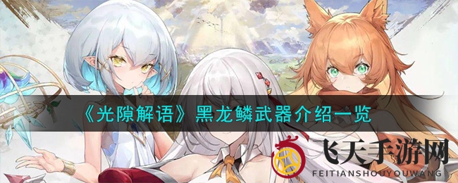 《光隙解语》黑龙鳞揭秘：战力飙升，逆境重生装备攻略